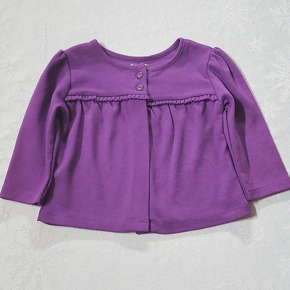 Garanimals (3) Piece Lavender & Purple Set Baby Girl - Picture 7 of 12